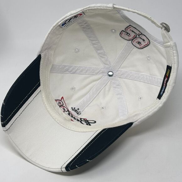 Budweiser Kevin Harvick NASCAR Dad Hat Baseball Cap Auto Racing Strapback White - Picture 4 of 9